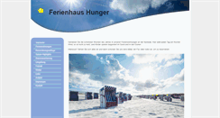Desktop Screenshot of ferienhaus-hunger.de